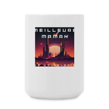 Meilleure Maman Galactique - Grande tasse 440 ml - blanc - Devant