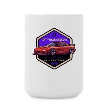 Pulse Voiture Badge Akatsuka - Grande tasse 440 ml - blanc - Devant