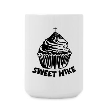 Süße Wanderung [Schwarz] - Große Tasse 440 ml - Weiß - Vorne