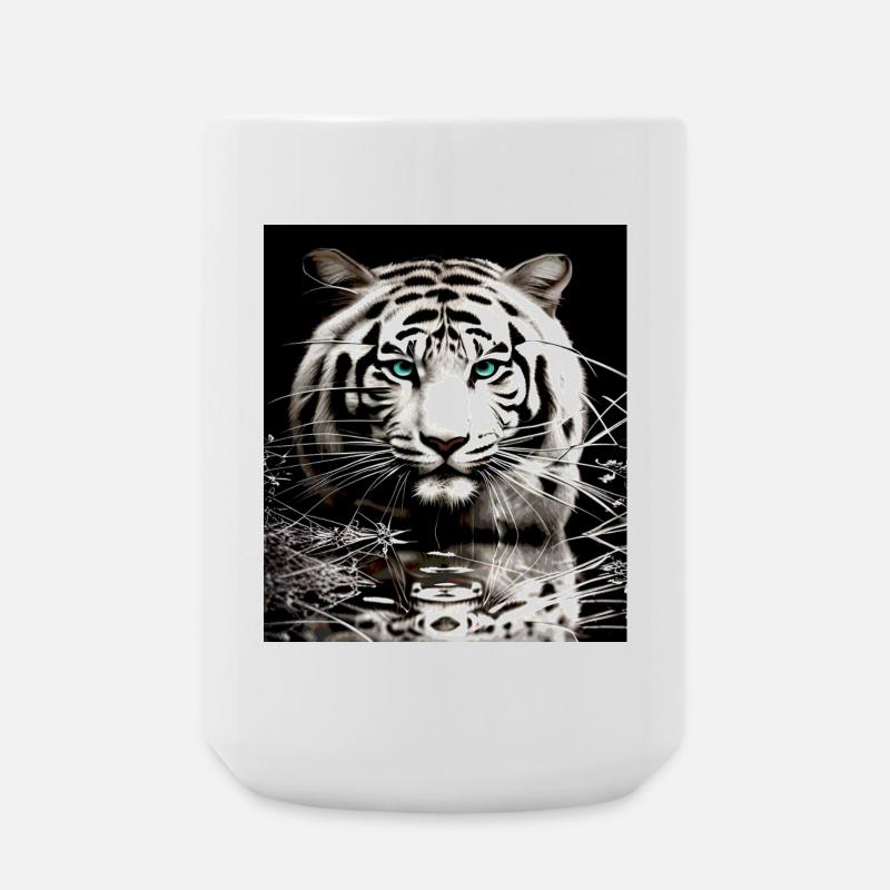 White Tiger - Large Mug 440 ml - white
