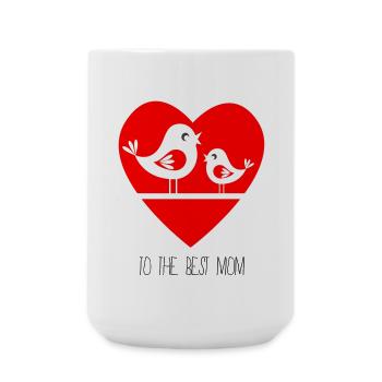 Muttertag - Große Tasse 440 ml - Weiß - Vorne