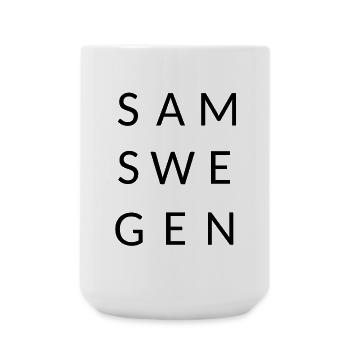 samswegen TRANSPARENTTOP sw o nav - Große Tasse 440 ml - Weiß - Vorne