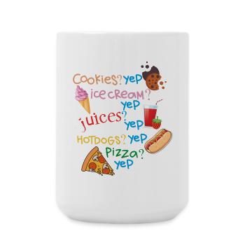 Funny sayings for birthday - Large Mug 440 ml - white - Front