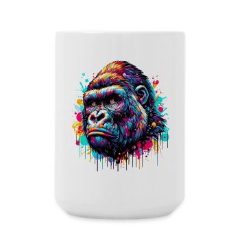Gorilla - Large Mug 440 ml - white - Front