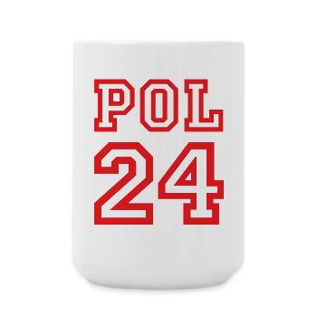 Poland Polska Polen - Large Mug 440 ml - white - Front
