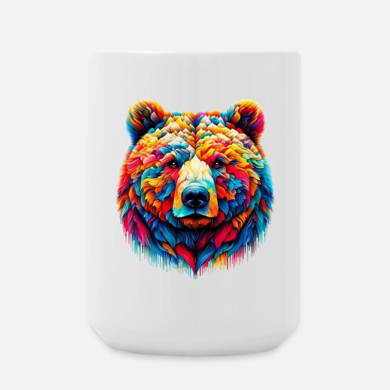 Ours - Grande tasse 440 ml - blanc
