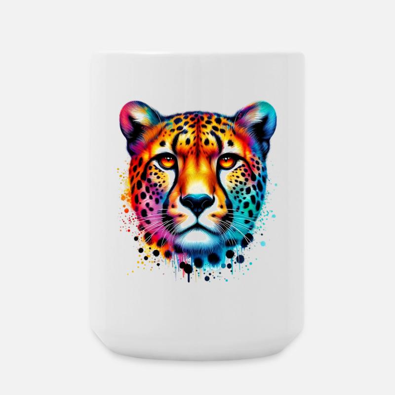 Gepard - Große Tasse 440 ml - Weiß