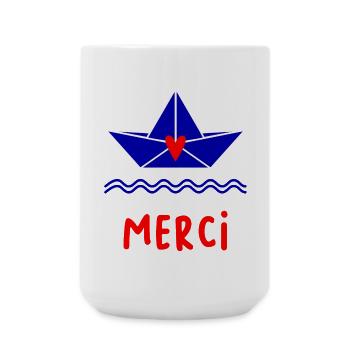 THANK YOU. MISTRESS. MASTER - Large Mug 440 ml - white - Front