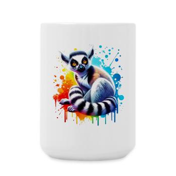Lémurien - Grande tasse 440 ml - blanc - Devant