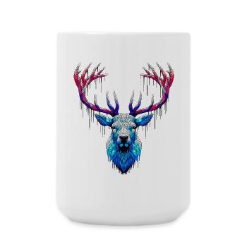 Ice Stag - Large Mug 440 ml - white - Front