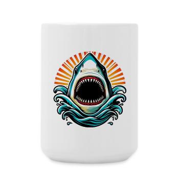 Shark - Large Mug 440 ml - white - Front