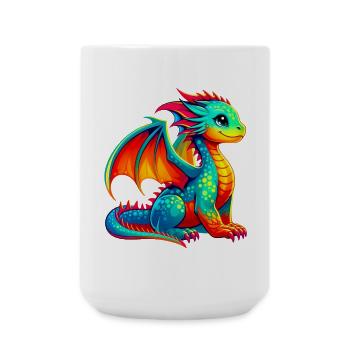 Dragon - Large Mug 440 ml - white - Front