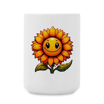 Sunflower - Large Mug 440 ml - white - Front