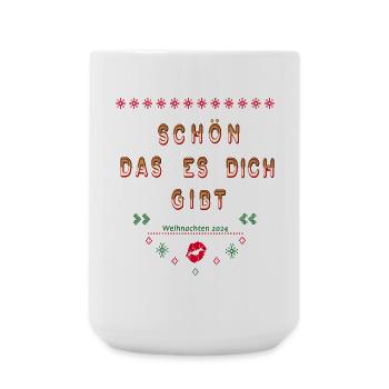 It's nice that you exist, Christmas - Large Mug 440 ml - white - Front