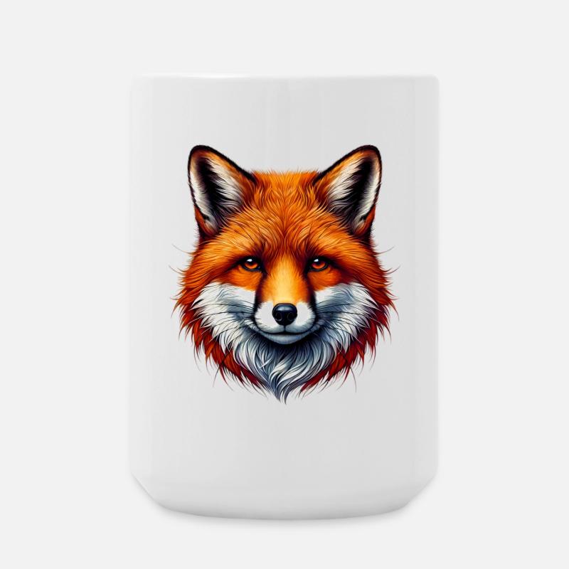 Fuchs - Große Tasse 440 ml - Weiß