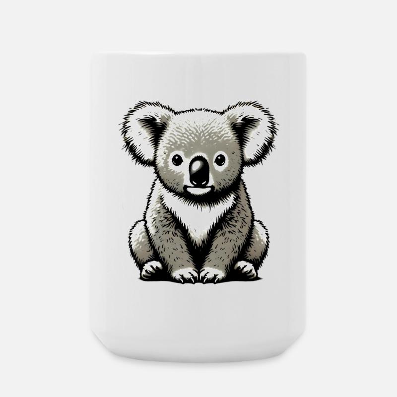 Koala - Große Tasse 440 ml - Weiß