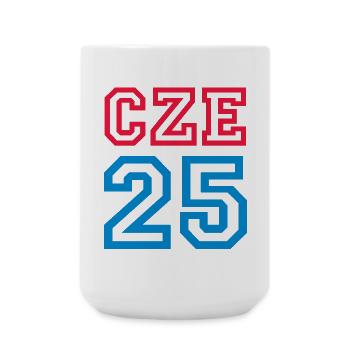 TSCHECHIEN, République tchèque - Grande tasse 440 ml - blanc - Devant