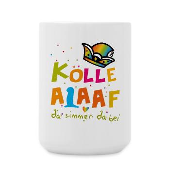 Karneval Alaaf - Große Tasse 440 ml - Weiß - Vorne