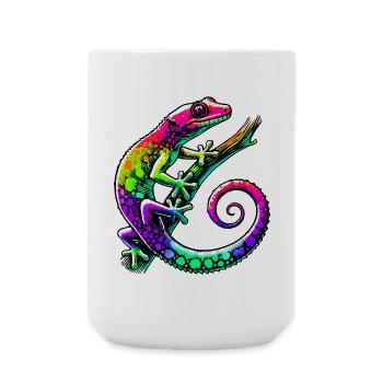 Gecko - Große Tasse 440 ml - Weiß - Vorne
