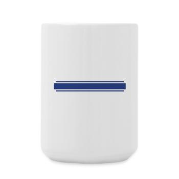 PICOLE MUNICIPAL Logo Bleu - Grande tasse 440 ml - blanc - Devant