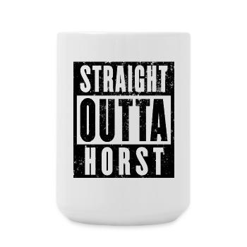 Horst, Ruhrgebiet, Ruhrpott, Essen Gelsenkirchen - Große Tasse 440 ml - Weiß - Vorne