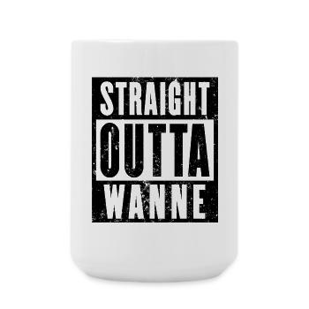 Wanne, Ruhrgebiet, Ruhrpott, Wanne-Eickel - Große Tasse 440 ml - Weiß - Vorne