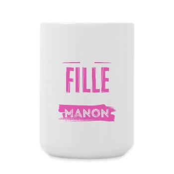 Fille Parfaite Manon - Grande tasse 440 ml - blanc - Devant