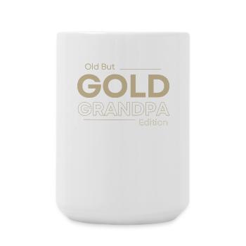 Old But Gold Grandpa Edition - Large Mug 440 ml - white - Front