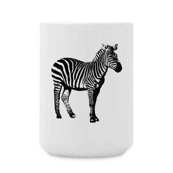 Zebra - Large Mug 440 ml - white - Front