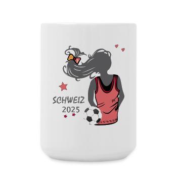 Girl power football event - Large Mug 440 ml - white - Front