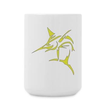 Espadon, marlin, - Grande tasse 440 ml - blanc - Devant