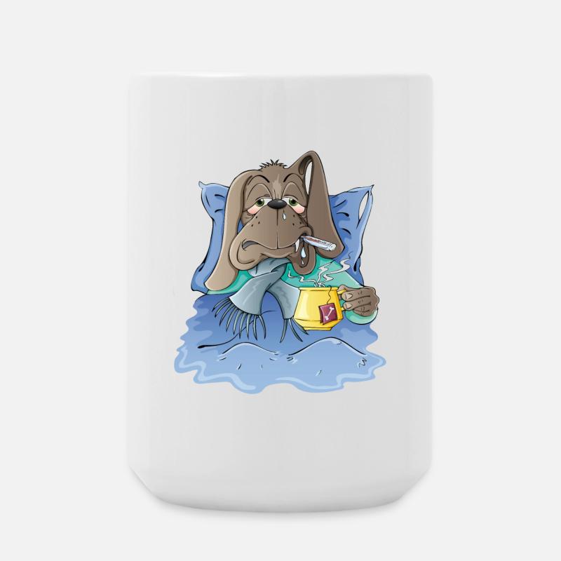 Hundeelend - Große Tasse 440 ml - Weiß