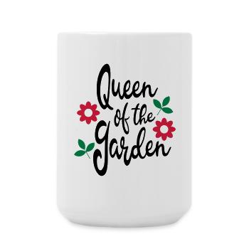 jardinier - Grande tasse 440 ml - blanc - Devant