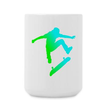 patineur - Grande tasse 440 ml - blanc - Devant