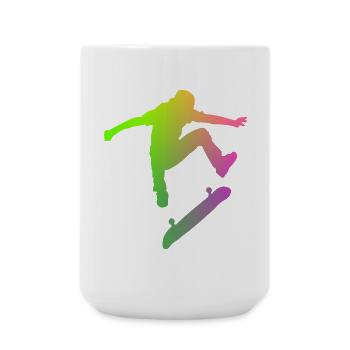 patineur - Grande tasse 440 ml - blanc - Devant