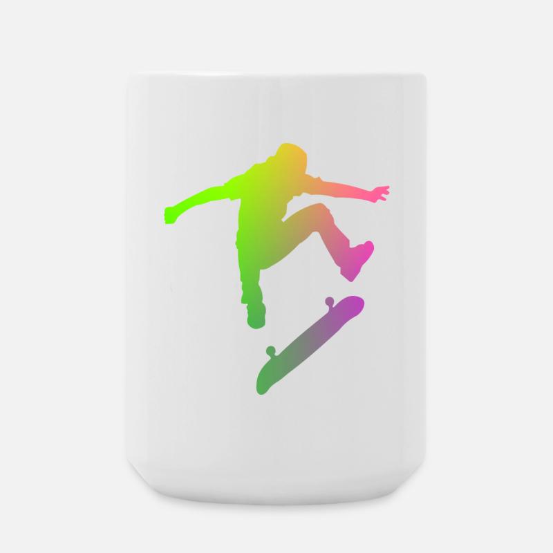 Skater - Große Tasse 440 ml - Weiß