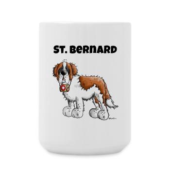 Saint Bernard - Large Mug 440 ml - white - Front