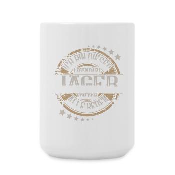 Jäger - Große Tasse 440 ml - Weiß - Vorne