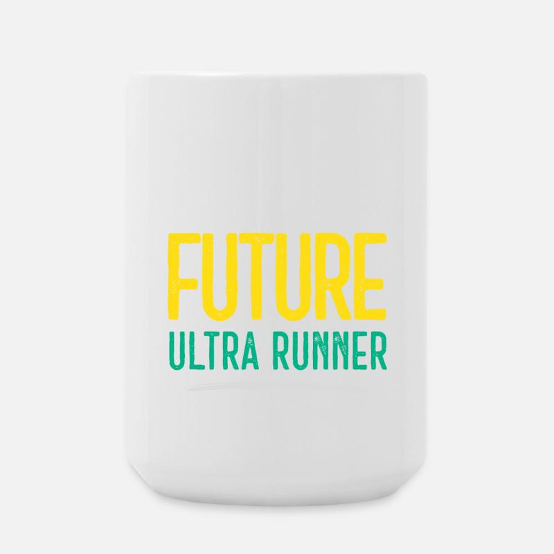 Future Ultra Runner - Große Tasse 440 ml - Weiß