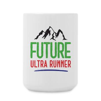 Future Ultra Runner - Große Tasse 440 ml - Weiß - Vorne