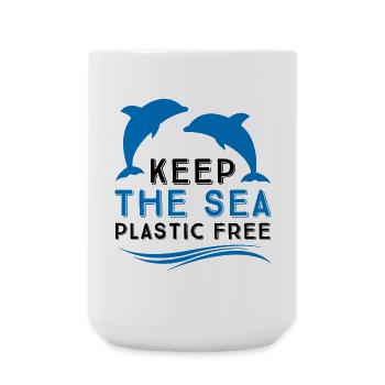 Pollution marine - Grande tasse 440 ml - blanc - Devant