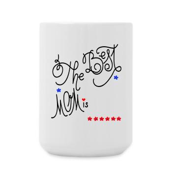 the best Mom, Mother's Day - Large Mug 440 ml - white - Front