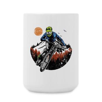 Midnight Ridge Rider - Large Mug 440 ml - white - Front