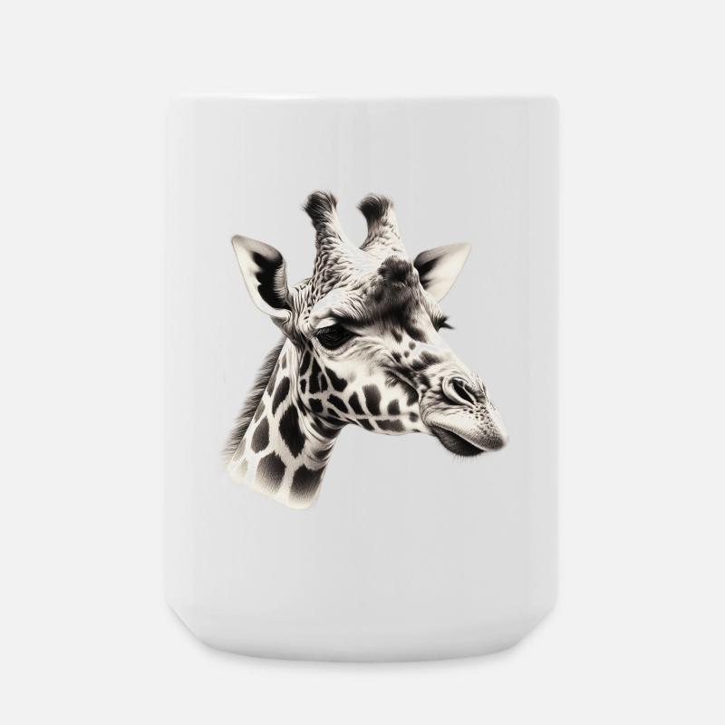 Giraffe - Große Tasse 440 ml - Weiß