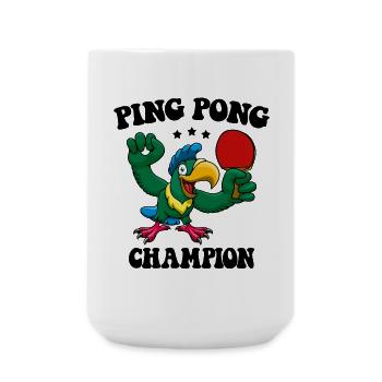 Ping Pong Champion Design Table Tennis and - Large Mug 440 ml - white - Front