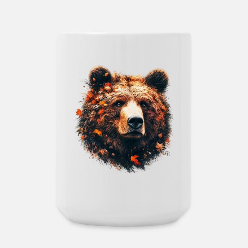 Bear - Large Mug 440 ml - white