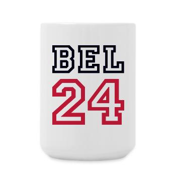 Belgium Belgien - Large Mug 440 ml - white - Front