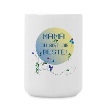 Mom, you're the best Mother's Day - Large Mug 440 ml - white - Front