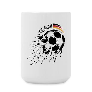 Soccer Team Germany Ball Explosion Logo icon - Large Mug 440 ml - white - Front