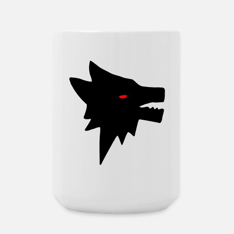 Wolf - Große Tasse 440 ml - Weiß